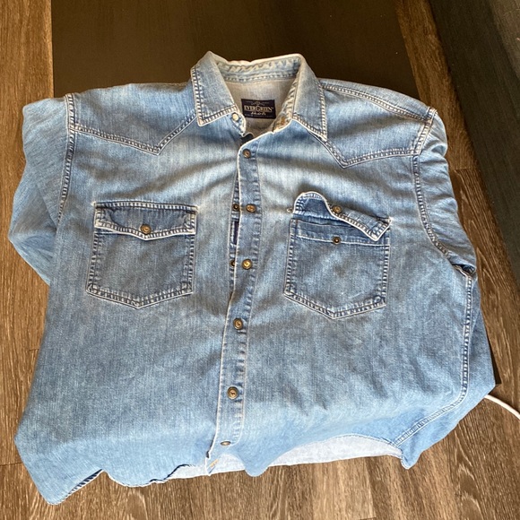 Light Blue Jean Shirt - Picture 1 of 4